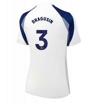Lacne Ženy Futbalové dres Tottenham Hotspur Radu Dragusin #3 2025-26 Krátky Rukáv - Domáci